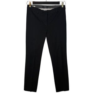 Weekend Max Mara Black Cigarette Pants Size 42 US 6 Stretch Slim Minimalist